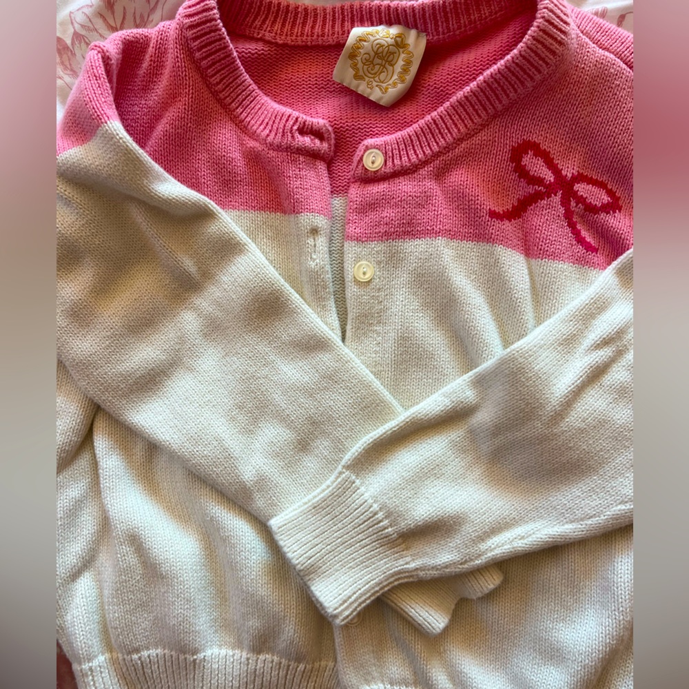Beaufort Bonnet girls bow sweater size 8